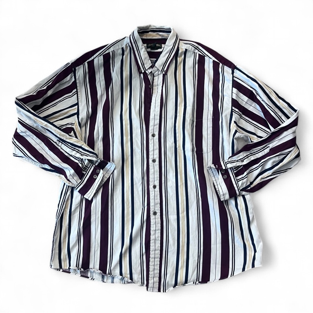 Cambridge Classics Striped Button-Down Shirt - image 1